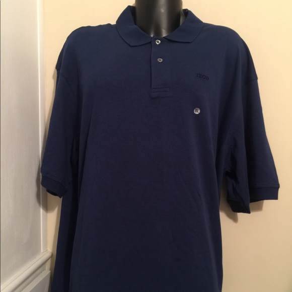 Man’s Izod Blue Short sleeves polo - Picture 5 of 6